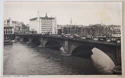 Képeslap, Anglia, London, London Bridge, Photochrom Co. Ltd. kiadás 59467 (K1)