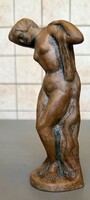 Art Deco Female Nude Towel Figure!