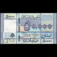 Libanon 50000 Livres 2019 P-94d UNC