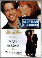 Áldatlan állapotban / Négy esküvő és egy temetés (2DVD) twinpack kiadású ritkaság