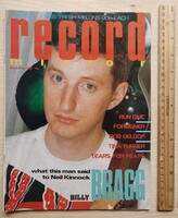 Billy Bragg címlap | Record Mirror magazin 1985 márc 30 | Howard Jones Foreigner Geldof Damned Fiona