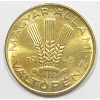 Magyarország,20 fillér 1948 - Citrom ARTEX aUNC+ réz