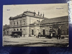 Győr-Moson-Sopron vármegye képeslapjai. Győr, Pályaudvar, ca. 1924
