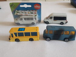 Különlegesség: Scania busz 1/87, 2 db Corgi és Siku Mercedes busz.