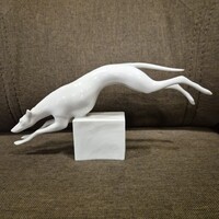 Royal Dux Jaroslav Jezek Art Deco Greyhound