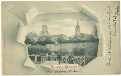 Győr-Moson-Sopron vármegye képeslapjai. Győr, Püspökvár, ..., 1900