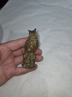 Régi réz bagoly figura
