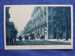 Képeslap: Palermo - Via Roma