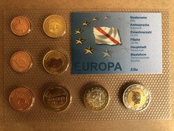 Elba Euro Forgalmi sor 2008 Próba tervezet , 8 darab érme