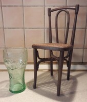 30 cm.! Ritkaság! Thonet bababútor , mini szék / Kohn ?
