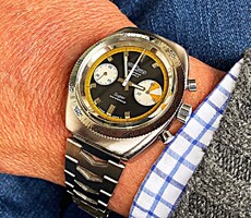 Nicolet Watch Super Valjoux 7733 – ritka vintage yacht kronográf