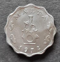 Málta 5 mils 1972 ((ZU30)