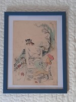 István Endrődi Drawing