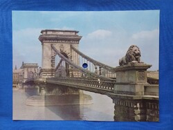 COLORVOX - Szenes Iván: Hosszú ez a nap - hanglemez képeslap - Budapest Lánchíd