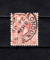 1912 Anglia V. György Király 2 pence Bélyeg