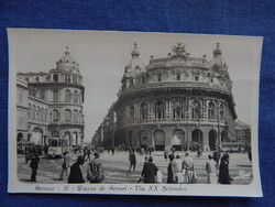 Képeslap: Genova - 31 Piazza De Ferrari - Via XX Settembre