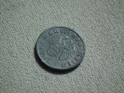 Németország, horogkeresztes birodalmi 1 Pfennig (Reichspfennig), 1944 D