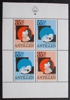 KB329 / Holland - Antillák 1981 Gyermeksegély blokk postatiszta