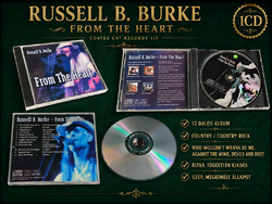 Russell B. Burke – From The Heart – ritka Coates Cat Records 113 country CD