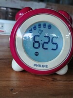Vintage Philips sokfunkciós asztali óra