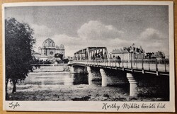 Győr-Moson-Sopron vármegye képeslapjai. Győr, Horthy híd, 1937