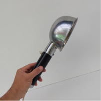 Ipari munka lampa, retro fekete lampa