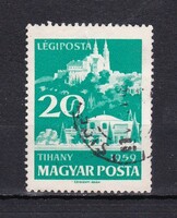 1959 Légiposta Tihany 20f Pecsételt Bélyeg
