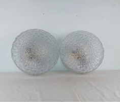 Retro mennyezeti par lampa, uveg buras par lampa