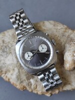Swiss Acéltokos Giroxa Chronograph Mechanikus szép karóra