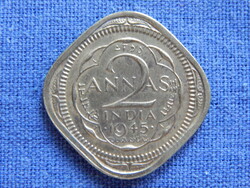 Brit India 2 Annas 1945 Brit India 2 Annas 1945