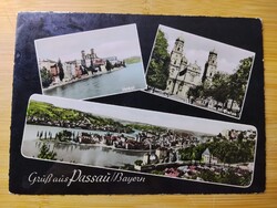 Németország, Passau,mozaiklap, postatiszta