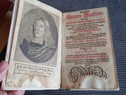 Richard Lower, M.D.: Englisches Artznei-Büchlein (antik gyógyszerészeti könyv, 18. század)