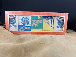 Extrém ritka Tomi Mosópor bemutató termékcsalád az 1970-es évekből ( Tiszamenti Vegyiművek Szolnok )
