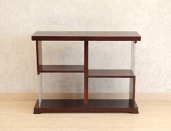 Art Deco Open Bookcase. [ F - 09 ]   Masterful Furniture Making!