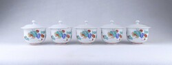 2B214 Hibátlan japán Arita porcelán dobozka készlet 5 darab