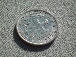 Németország, weimari ezüst 1 Márka (1 Reichsmark), 1925 A