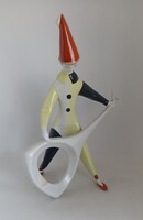 Aquincum porcelán Art deco bohóc!