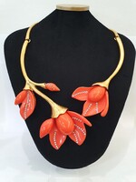 Oscar de la Renta Tulipán Nyaklánc