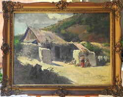 (N) Zórád Ernő (1911 – 2004) : Cigány család