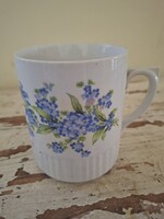 Zsolnay porcelán nefelejcses szoknyás bögre