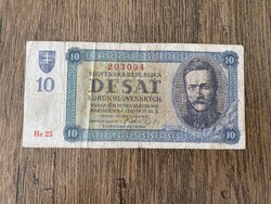 Szlovákia 10 Korona 1943 F