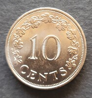 Málta 10 cent 1972 (TT20)