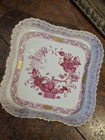 HERENDI INDIAN BASKET PATTERN PLATE