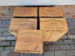 ÖSSZESEN 6 BOROSLÁDA+1 PEZSGŐS+1 IGEN ÖREG KESKENY LÁDIKA