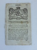 Magyar Kurír. 1789 október 14. LXXIX. szám. Szerk. Esztelneki Szatsvay Sándor ritka!