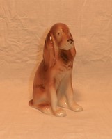 Royal Dux porcelán kutya, Spániel. %%%