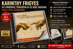 Karinthy Frigyes: Az emberke tragédiája – bontatlan Rudolf Péter hangoskönyv CD