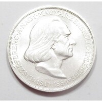 Magyarország,2 pengő 1936 - Liszt Ferenc aUNC+ ezüst 10g640