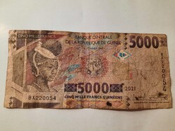 Guinea - 5000 Frank (2021)