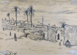 Early 20th century Hungarian painter: ZUARA LIBYA